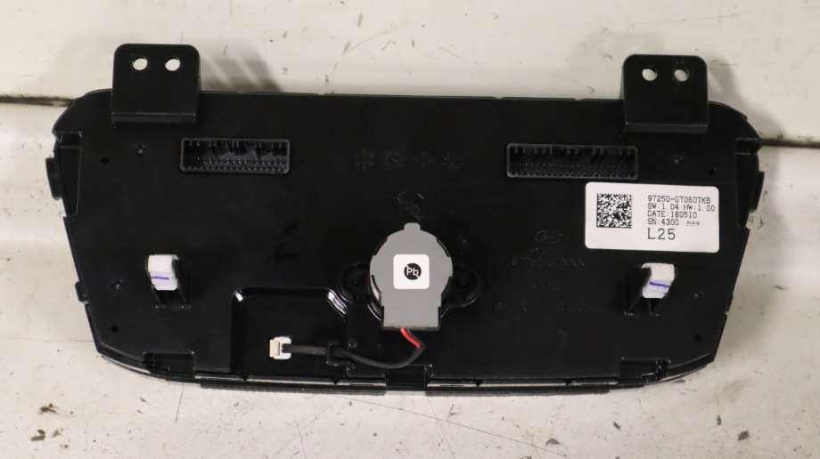 Varmeapparat betjening til Hyundai Ioniq Electric 2016-2019 (Fase 1)  (HYUNDAI|97250G 7060TKB|)