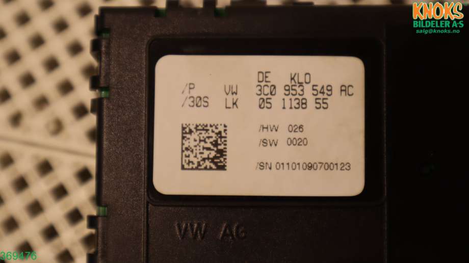 Styreenhet diverse til VW Passat 2005-2010 (B6) (B6) (VOLKSWAGEN|3C0 953 549 AH|)