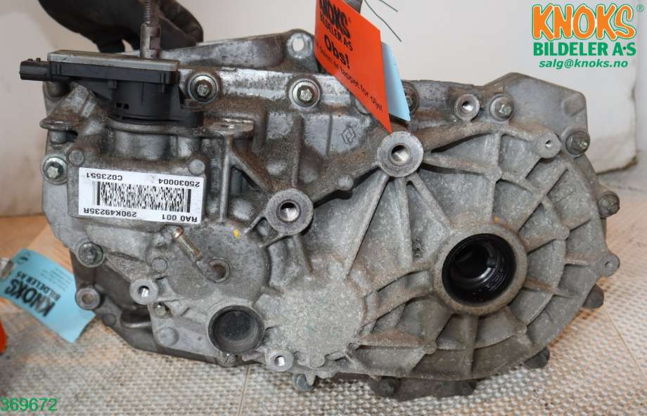 Girkasse automat til Renault Zoe 2013-2019 (Fase 1)  (RENAULT|290K43769R|)