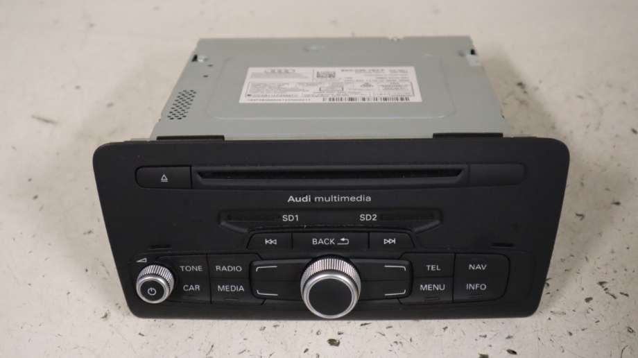 Bilstereo til Audi A1, 2010-2014 (Type I, Fase 1) (AUDI|8X0 035 193 F)