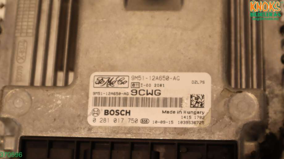 Styreenhet motor til Ford Focus 2008-2010 (Type II, Fase 2)  (FORD|9M51-12A650-AG|)