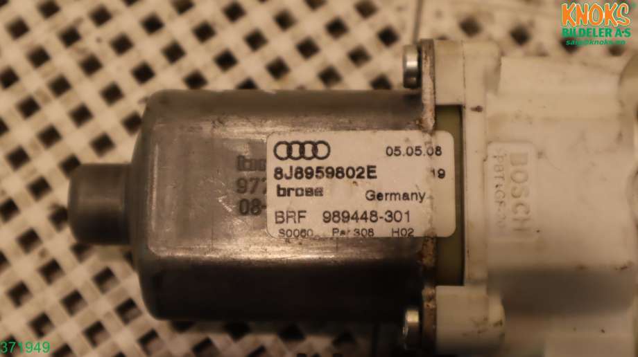 Ruteheis venstre til Audi TT 2006-2014 (Type II)  (AUDI|8J8 959 801 F|)