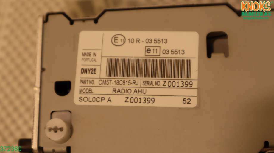 Bilstereo til Ford Focus 2011-2014 (Type III, Fase 1)  (FORD|1806112|)