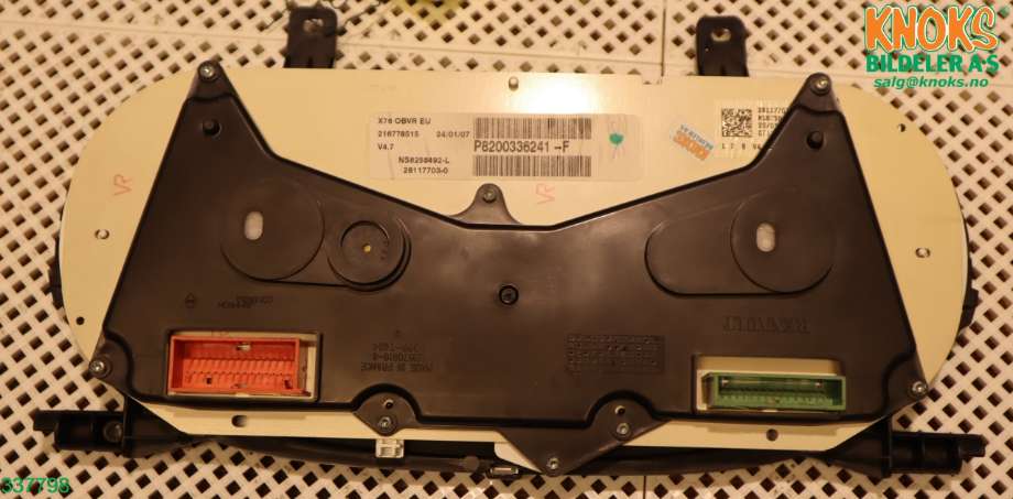 Instrumentpanel til Renault Kangoo 2003-2007 (Type I, Fase 2)  (8200481671|)