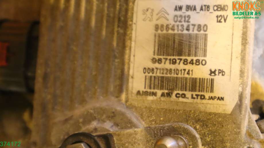 Girkasse automat til Peugeot 308 2011-2013 (Type I, Fase 2)  (PEUGEOT|2231 N3|98 139 483 80|)