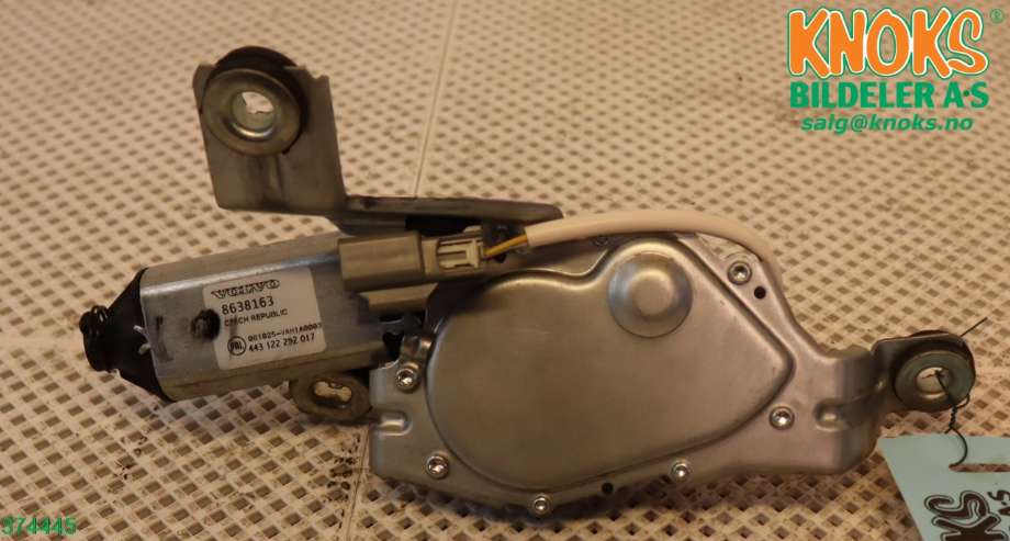 Viskermotor bakrute til Volvo XC90 2007-2014 (Type I, Fase 2)  (VOLVO|8638163|)