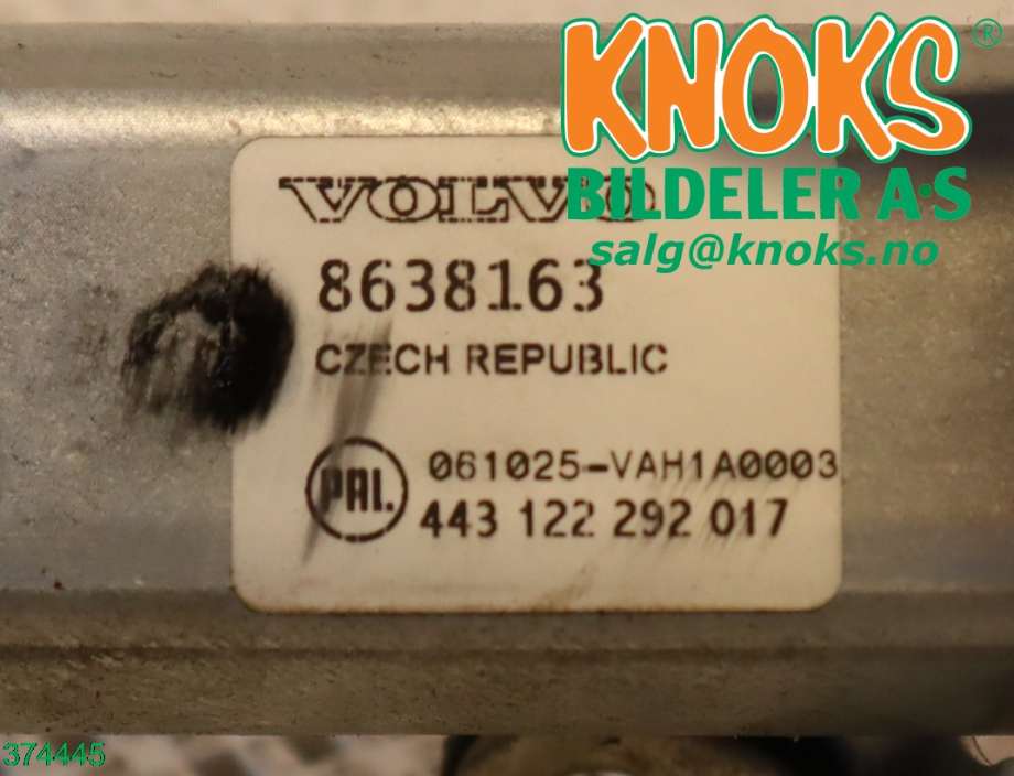 Viskermotor bakrute til Volvo XC90 2007-2014 (Type I, Fase 2)  (VOLVO|8638163|)