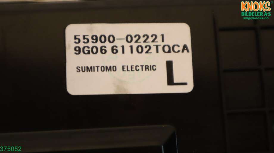 Varmeapparat betjening til Toyota Auris 2007-2010 (Type I, Fase 1)  (TOYOTA|5590002221|)