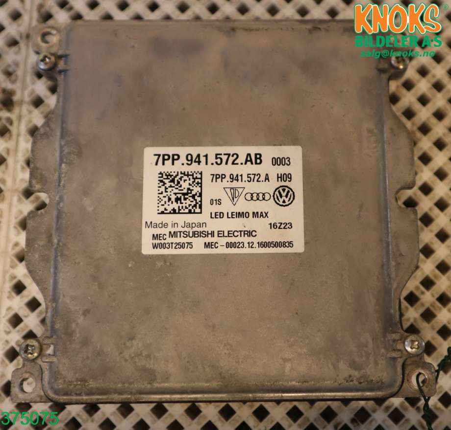 Styreenhet xenon/ballast til VW Passat 2015-2019 (Fase 1) (B8) (B8) (VOLKSWAGEN|7PP 941 572 AB|)