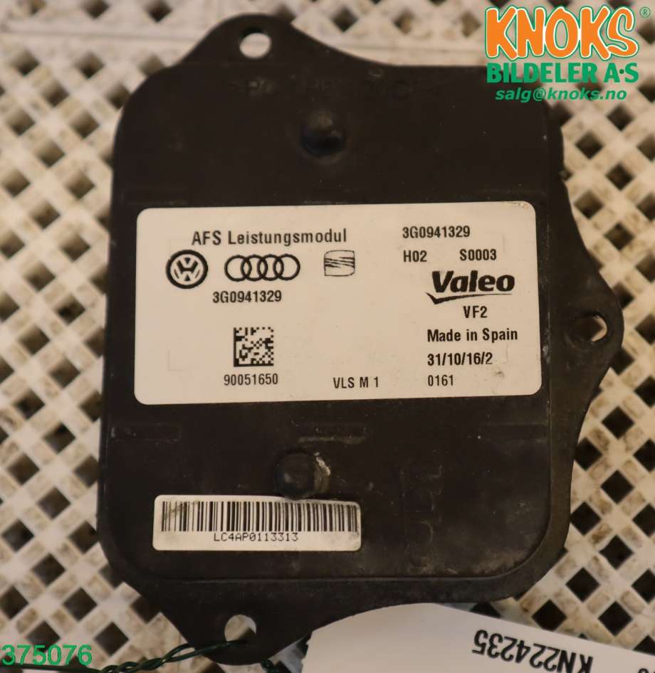 Styreenhet xenon/ballast til VW Passat 2015-2019 (Fase 1) (B8) (B8) (VOLKSWAGEN|3G0 941 329|)