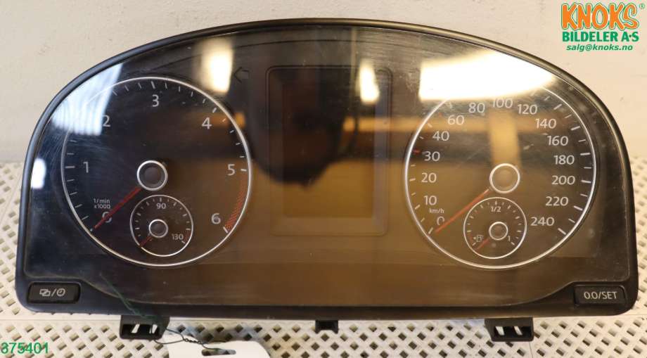 Instrumentpanel til VW Caddy, 2010-2015 (Type III, Fase 2)  (VOLKSWAGEN|2K0 920 875 L)