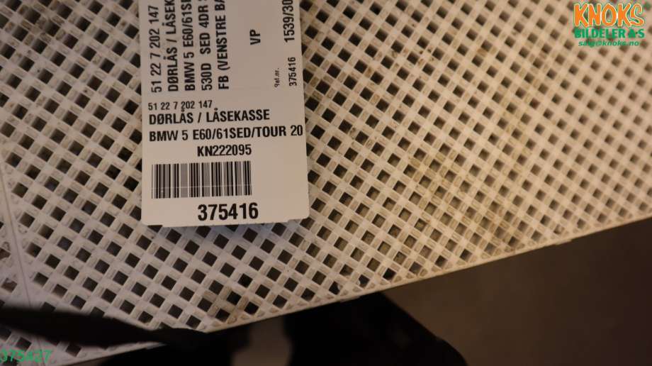 Låsekasse høyre til Nissan Leaf 2018-->> (Type II)  (NISSAN|825003NL1A|)