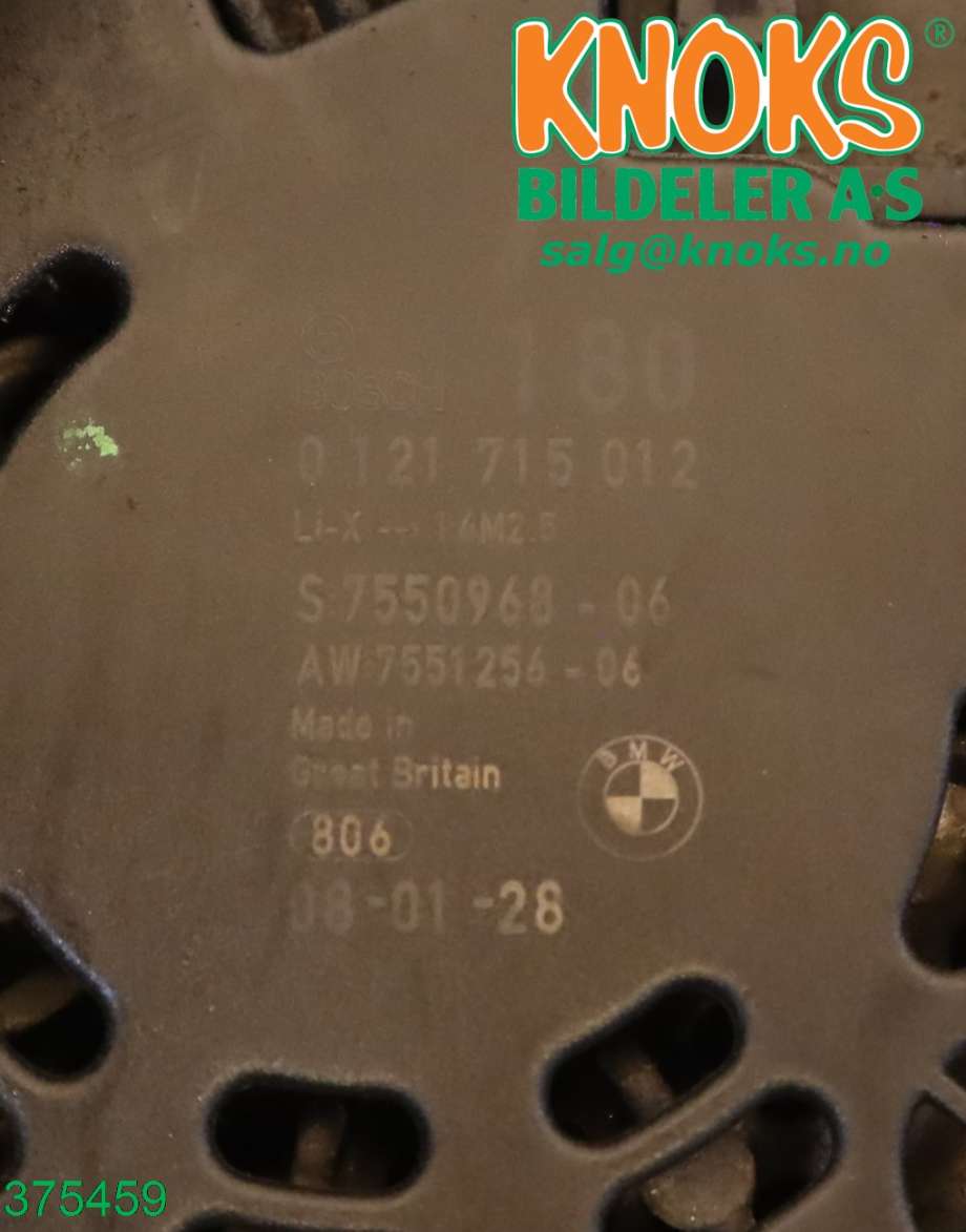 Dynamo til BMW 5-Serie 2003-2010 (E60/E61) (E60/E61) (BMW|12 31 7 555 926|)