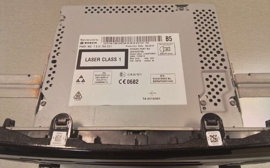 Bilstereo til Nissan Qashqai 2014-2021 (Type II)  (NISSAN|259154ET3A|)