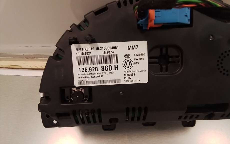 Instrumentpanel til VW E-Up 2019-->>  (VOLKSWAGEN|12E 920 860 H|)