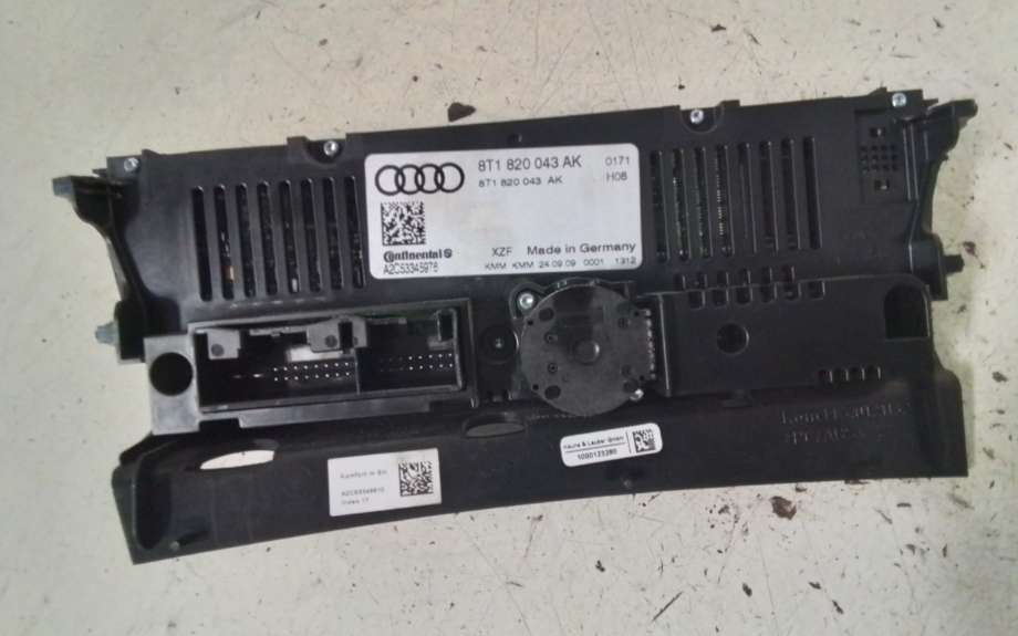 Varmeapparat betjening til Audi A5 2007-2016 (Type I)  (AUDI|8T1 820 043 AK|)