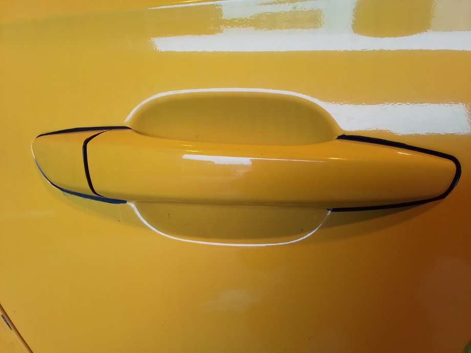 Dørhåndtak utv høyre bak til Opel Corsa F 2019-->> (OPEL|)