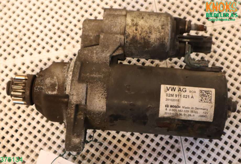 Starter diesel til VW Transporter / Caravelle 2015-2019 (T6) (T6) (VOLKSWAGEN|02M 911 021 A|)