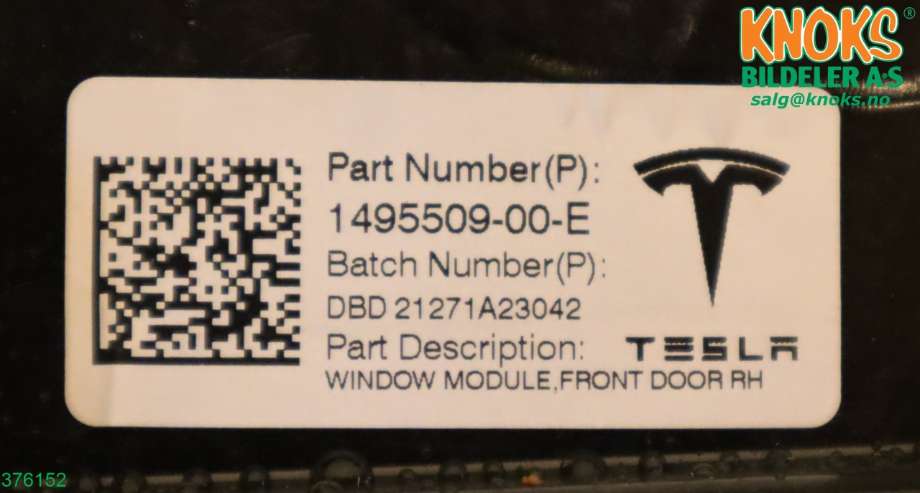 Ruteheis høyre til Tesla Model Y 2021-2024 (Type I) (TESLA|)