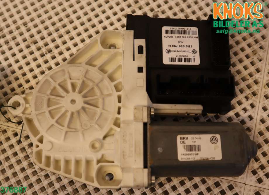 Ruteheis venstre foran til VW Golf VI 2008-2012  (VOLKSWAGEN|5K0 959 701 E|)