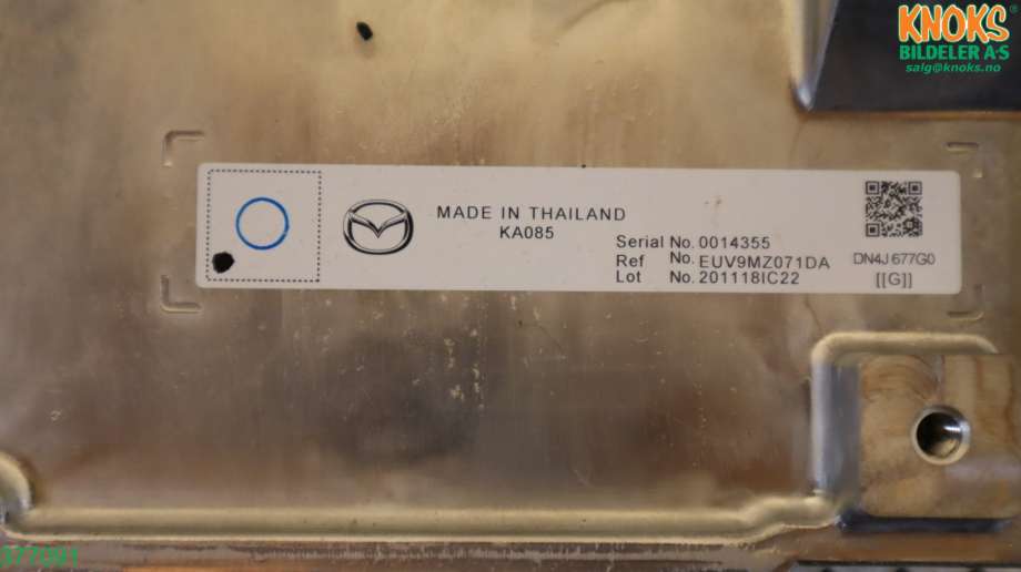 Styreenhet diverse til Mazda MX-30 2020-->>  (MAZDA|DN4J677G0|)
