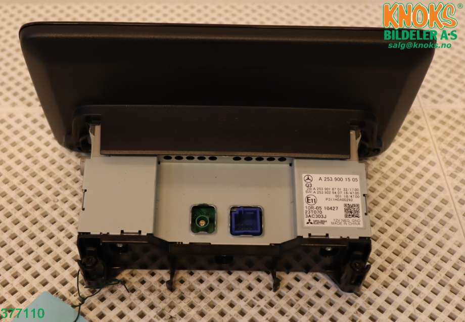 Multimedia display (MCU - Media Controller Unit) til Mercedes Citan 2021-->> (W420) (W420) (MERCEDES|A 253 900 15 05|)