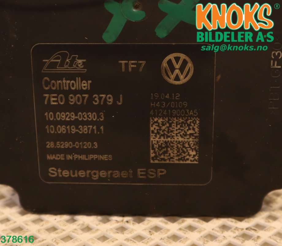 ABS sentral til VW Transporter / Caravelle 2003-2009 (Fase 1) (T5) (T5) (7E0 907 379 J||7E0 614 517 G)