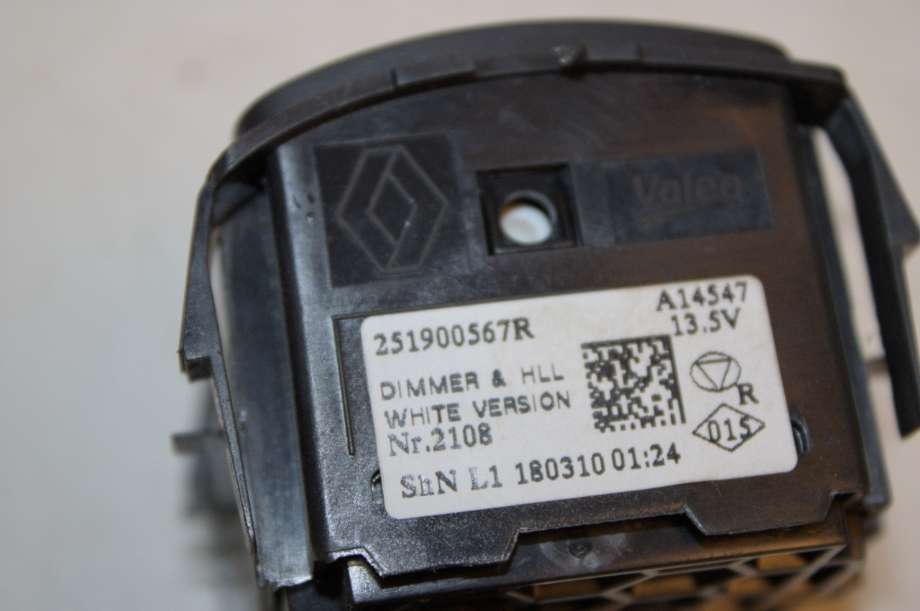 Bryter diverse til Renault Zoe 2013-2019 (Fase 1)  (RENAULT|251900567R|)