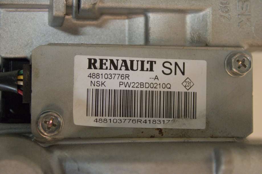 Rattaksel elektrisk servo til Renault Zoe 2013-2019 (Fase 1)  (RENAULT|488103776R|)
