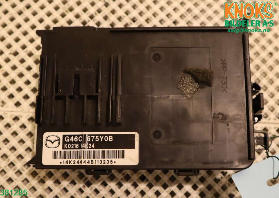Styreenhet comfort (BCM) til Mazda 6 2015-2018 (Type III, Fase 2) (MAZDA|G46C-67-5Y0B|)