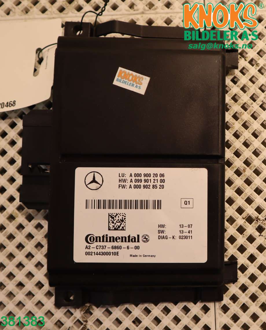 Styreenhet diverse til Mercedes E-Klasse 2013-2016 (Fase 2) (W212) (W212) (MERCEDES|A 000 900 20 06|)