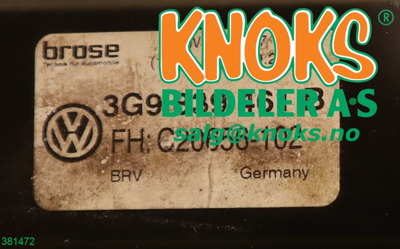 Ruteheis til VW Passat 2015-2019 (Fase 1) (B8) (B8) (VOLKSWAGEN|3G0 837 461 C|)