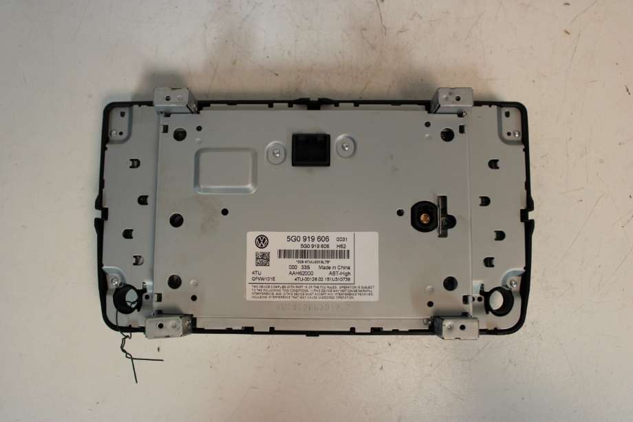 Multimedia display (MCU - Media Controller Unit) til VW e-Golf 2014-2017 (Fase 1)  (VOLKSWAGEN|5G0 919 606|)