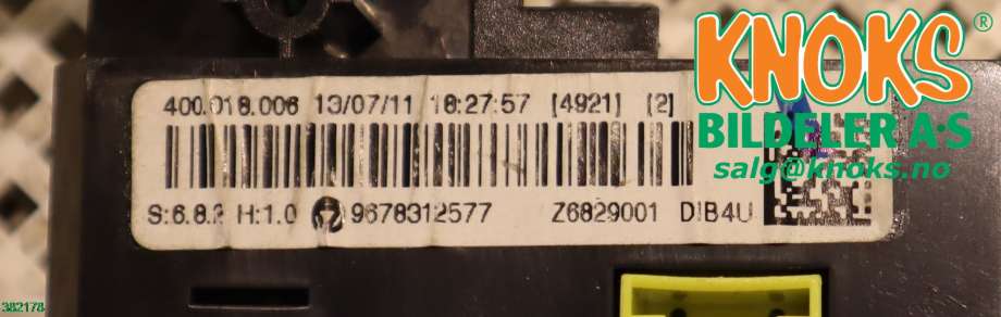 Varmeapparat betjening til Citroën DS3 2010-2019 (CITROEN|6452 W7|)
