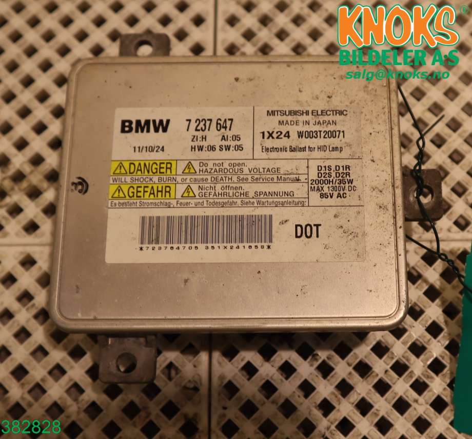 Styreenhet xenon/ballast til BMW X1, 2009-2015 (E84) (E84) (BMW|63 11 7 318 327)
