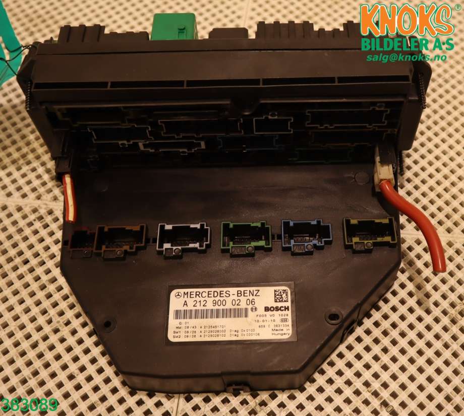 Sikringsboks til Mercedes E-Klasse 2009-2013 (Fase 1) (W212) (W212) (MERCEDES|A 231 900 77 07|)