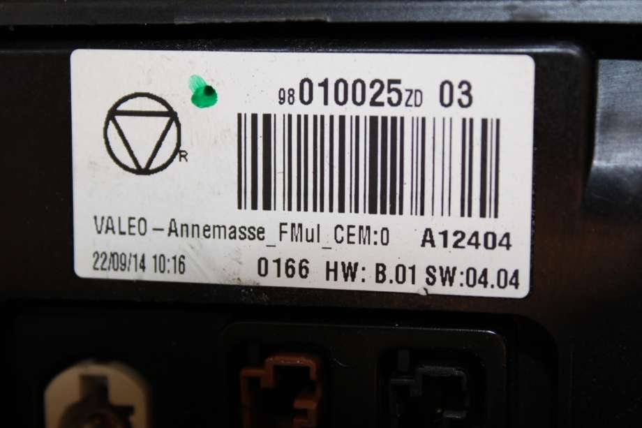 Instrumentpanel til Citroën C4, Cactus 2014-2017 (Fase 1) (CITROEN|98 217 141 80|)