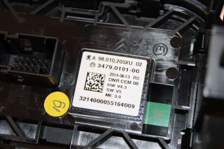 Girstang/girvelger automat til Citroën C4, Cactus 2014-2017 (Fase 1) (CITROEN||98 147 055 XU)