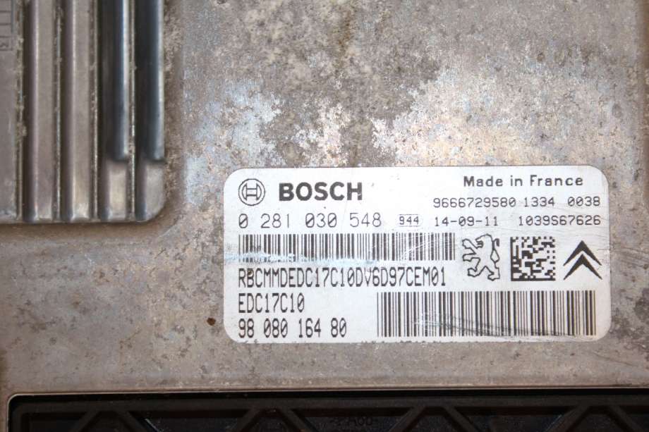 Styreenhet motor til Citroën C4, Cactus 2014-2017 (Fase 1) (CITROEN||0 281 030 548)