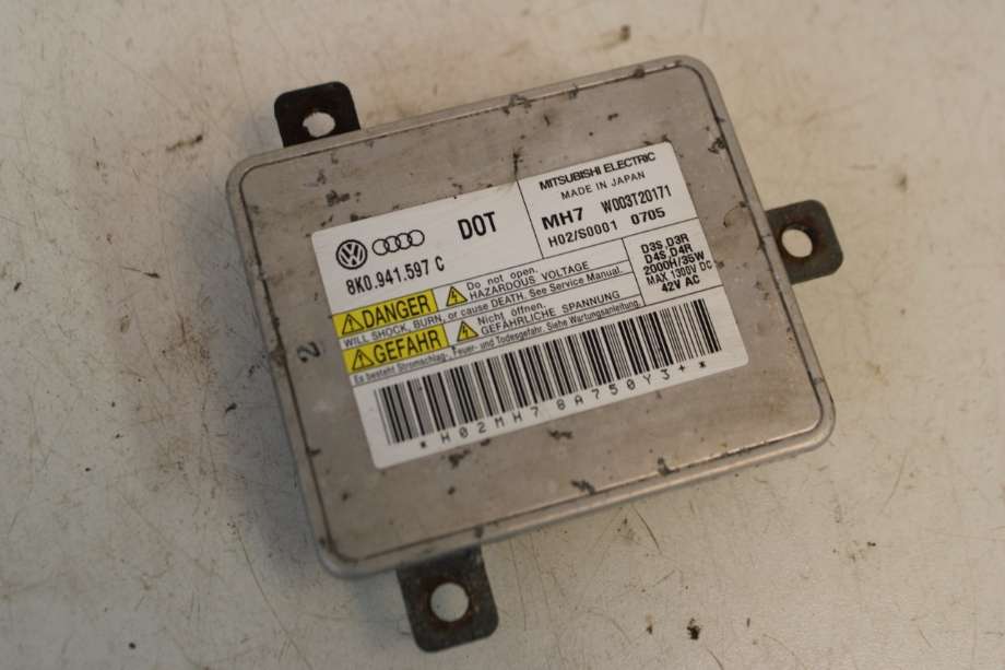 Styreenhet xenon/ballast til Audi A4 2007-2014 (Type IV) (B8) (B8) (AUDI|8K0 941 597 E|)
