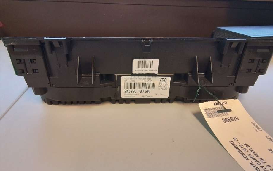 Instrumentpanel til VW Caddy 2015-2020 (Type III, Fase 3) (VOLKSWAGEN|2K5 920 876 KX|)