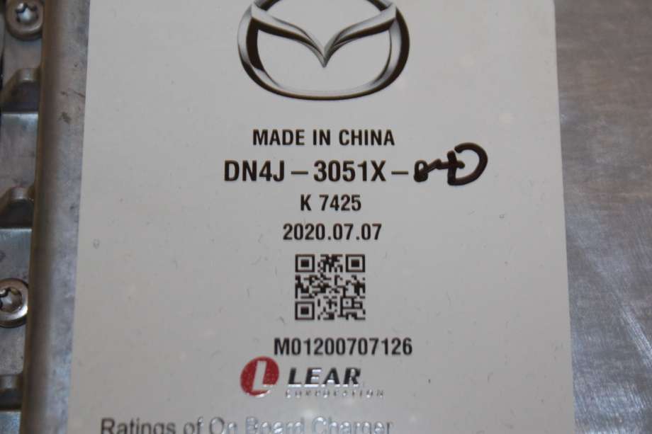 Batterilader (OBC - On Board Charger) til Mazda MX-30 2020-->> (MAZDA|DN4J3051X|)