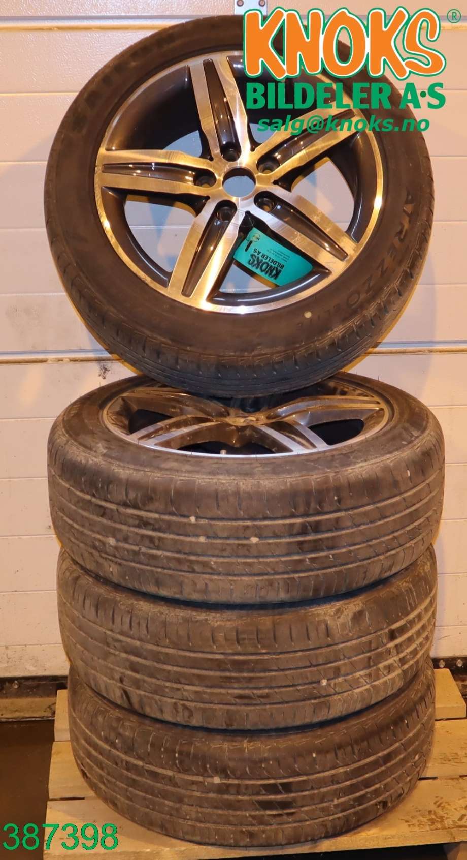 Felgsett aluminium til BMW 2-Serie, Active/Gran Tourer 2014-->> (F45/F46) (F45/F46) (BMW||6855091)