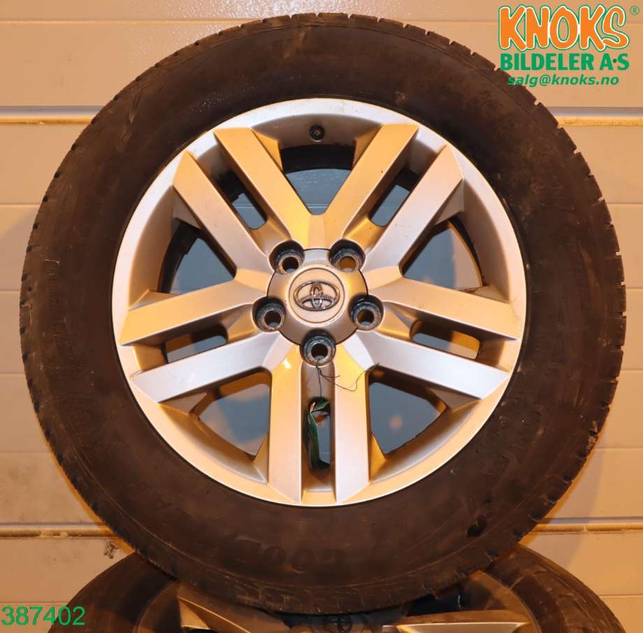 Felgsett aluminium til Toyota RAV4 2009-2013 (Type III, Fase 2) (TOYOTA|)