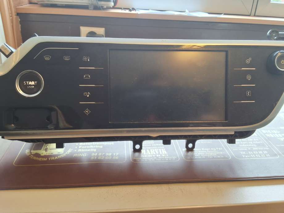 Multimedia display (MCU - Media Controller Unit) til Citroën C4, Picasso 2013-2018 (Type II)  (CITROEN|9805089780|)