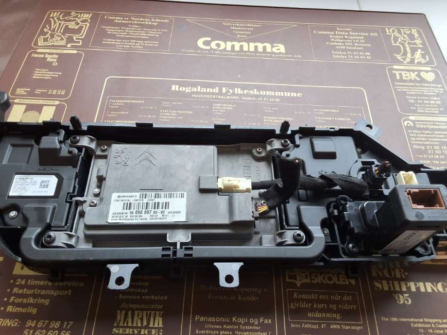 Multimedia display (MCU - Media Controller Unit) til Citroën C4, Picasso 2013-2018 (Type II)  (CITROEN|9805089780|)