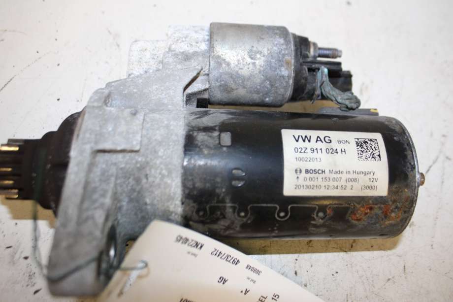 Starter diesel til VW Caddy, 2010-2015 (Type III, Fase 2)  (VOLKSWAGEN|02Z 911 024 H)