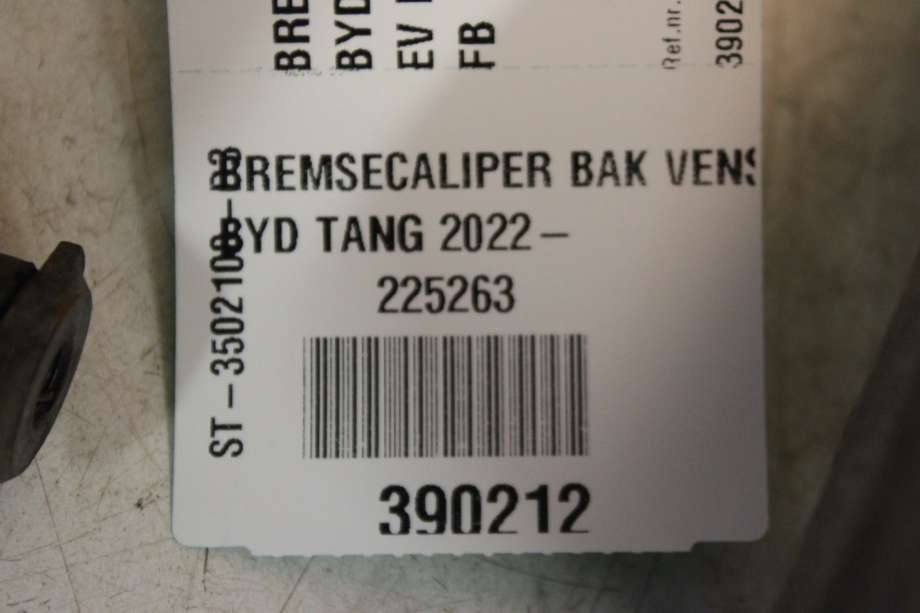 Bremsecaliper venstre bak til BYD Tang, 2020-->>  (BYD|ST-3502100-D3)