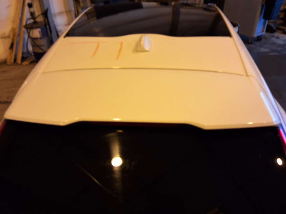 Spoiler bakluke til Volvo V40 2012-2019  (VOLVO|39827457|)