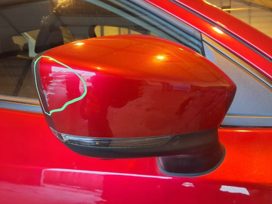 Speil høyre til Mazda 2 2015-2019 (Type III, Fase 1) (MAZDA|)